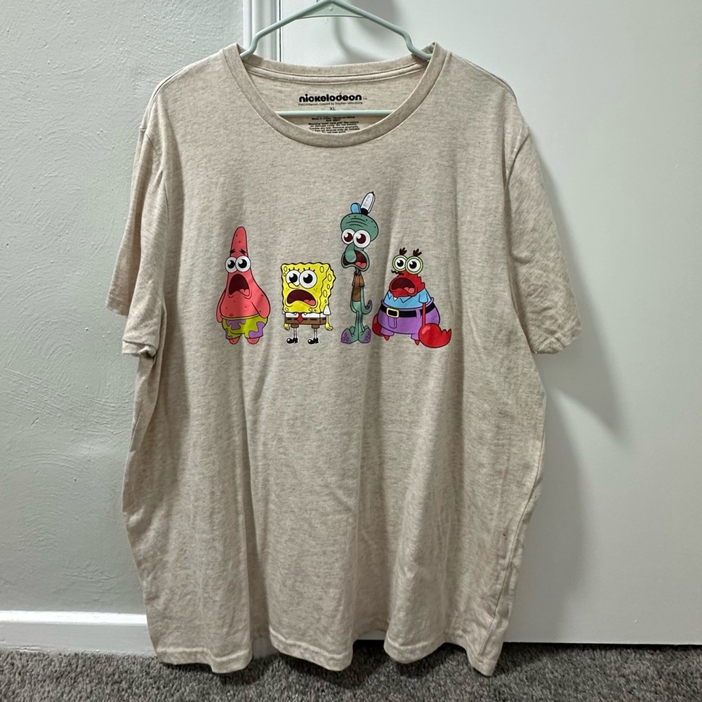 SpongeBob and Friends Graphic Tee | Size XL | Front and Back Graphics